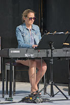 Gabrielle Campbell on keyboard