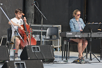 Noel Campbell on cello, accompanied by Gabrielle Campbell on keyboard