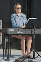 Gabrielle Campbell on keyboard