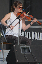 Stephanie MacDonald on fiddle