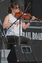 Stephanie MacDonald on fiddle