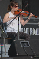 Stephanie MacDonald on fiddle