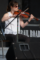 Stephanie MacDonald on fiddle