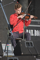 Joe MacMaster on fiddle