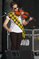 Heather Flipsen on fiddle