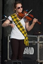 Heather Flipsen on fiddle