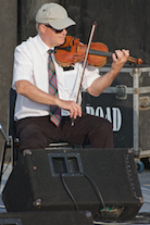 Bernard McDonell on fiddle