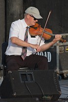 Bernard McDonell on fiddle