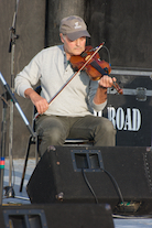 Roger Treat on fiddle