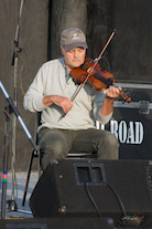 Roger Treat on fiddle