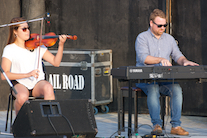 Shawnee Paul on fiddle accompanied by Kyle Kennedy MacDonald on keyboard