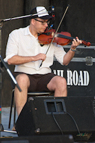 Edmund Hayden on fiddle