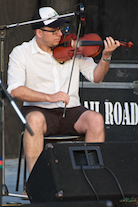 Edmund Hayden on fiddle