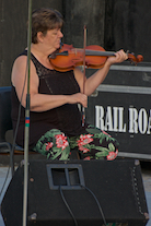 Brenda Stubbert on fiddle