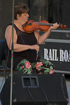 Brenda Stubbert on fiddle