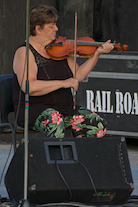 Brenda Stubbert on fiddle