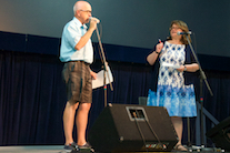 Bob MacEachern and Wendy Bergfeldt open the Finale Concert