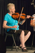 Lorraine Lynch on fiddle