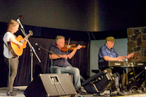 Howie MacDonald on fiddle accompanied by Doug MacPhee on keyboard and Mary Beth Carty on guitar