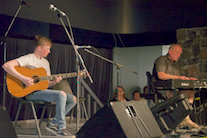 Malcolm MacNeil pickin’ tunes on solo guitar, subsequently accompanied by Sheumas MacNeil on keyboard