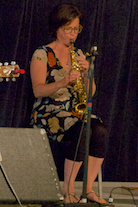 Monica MacNeil on soprano saxophone