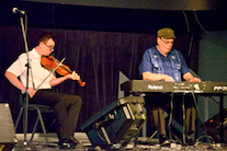 Roddie MacInnis on fiddle, accompanied by Doug MacPhee on keyboard