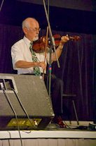 Denis Larade on fiddle