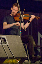 Joe MacMaster on fiddle