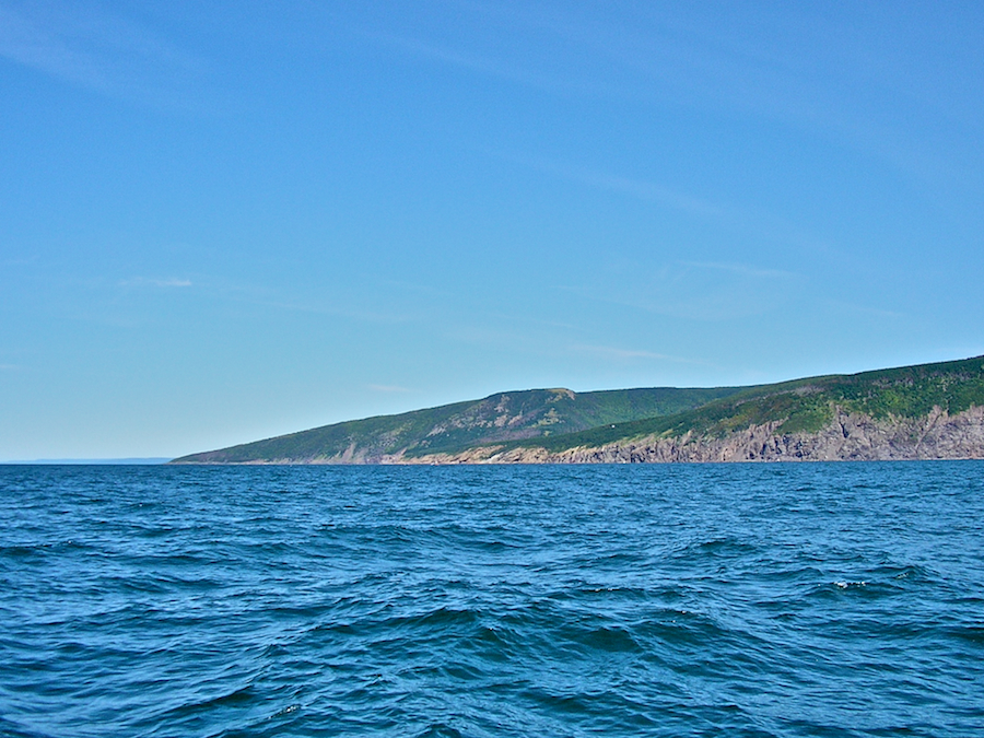 Cape Mabou as seen from the water off Beinn Alasdair Bhain