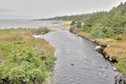 Brook and shore at Simons Point