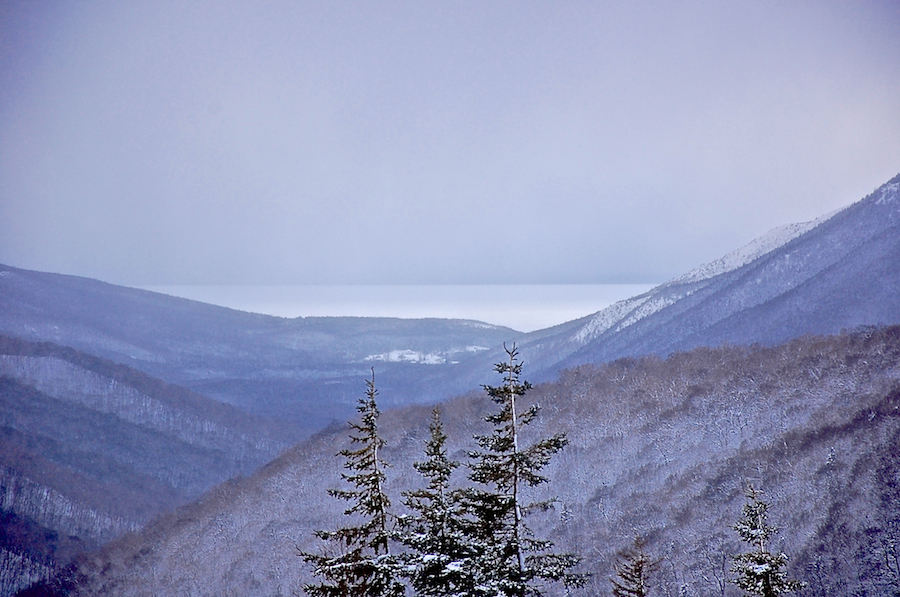 Descending North Mountain