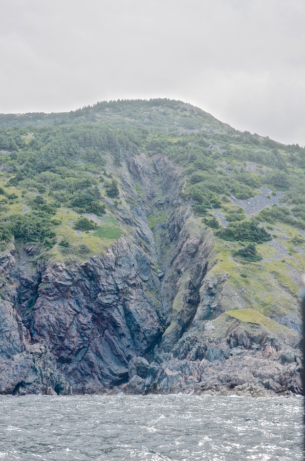 The rift in the side of “Diamond Mountain”