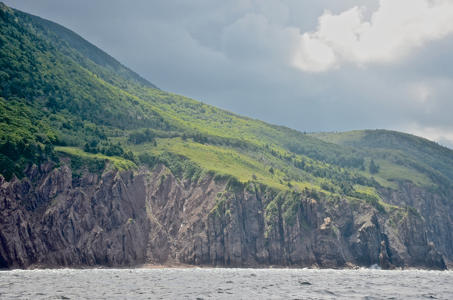 Rock pillars off the cliffs “Wreck Brook Mountain”