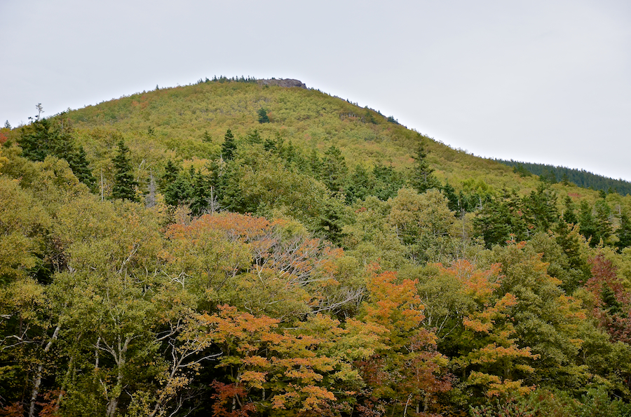 The slopes of Icy Mountain, part 1 of the panorama